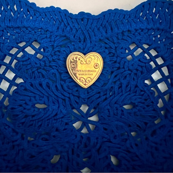 DOLCE & GABANNA Large Cordonetto Lace Beatrice Shopper NWOT ~ Tags and dustbag - Picture 8 of 12